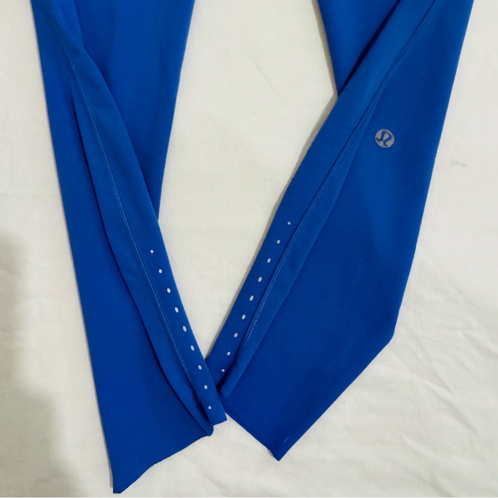 LULULEMON 33” Leggings Side and Hidden Inner Pockets Blue size 6 - Picture 5 of 9